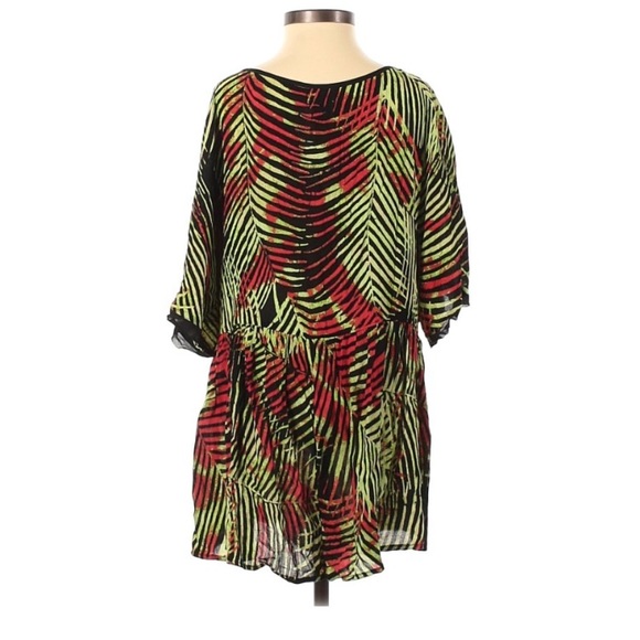 NWOT Ecote Oversized Palm Print Romper - Picture 3 of 9